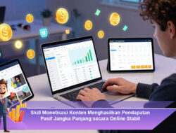 Skill Monetisasi Konten Menghasilkan Pendapatan Pasif Jangka Panjang secara Online Stabil