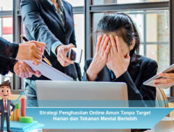 Strategi Penghasilan Online Aman Tanpa Target Harian dan Tekanan Mental Berlebih