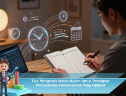 Tips Mengelola Waktu Malam Untuk Persiapan Produktivitas Harian Besok Yang Optimal